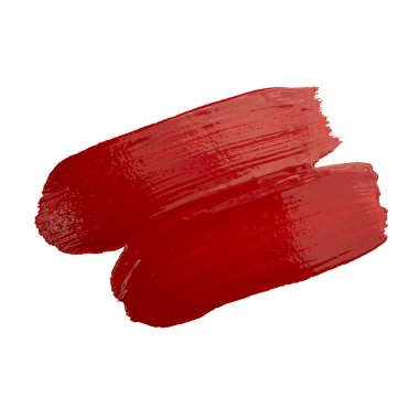 Kırmızı fırça darbesi