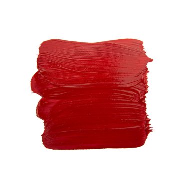 Kırmızı fırça darbesi