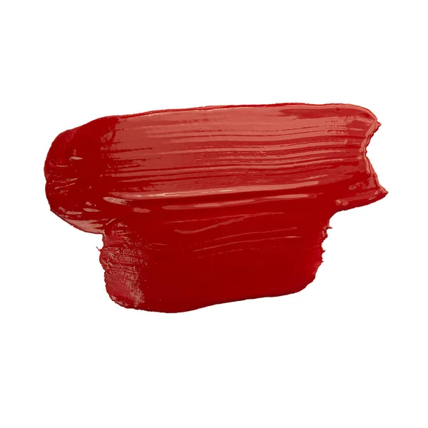Pennellata rossa — Foto Stock