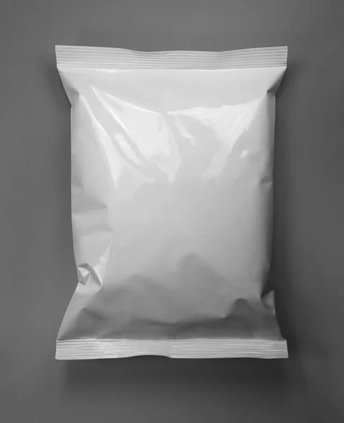 Шаблон белого пакета — стоковое фото