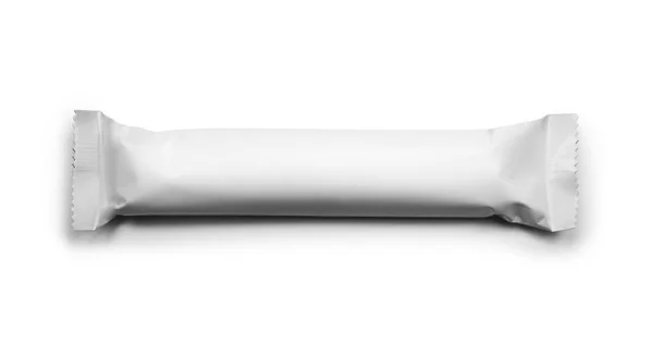 Mönster vit förpackning för mellanmål — Stockfoto