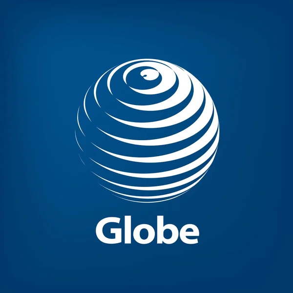 Vektor-Logo Globus — Stockvektor