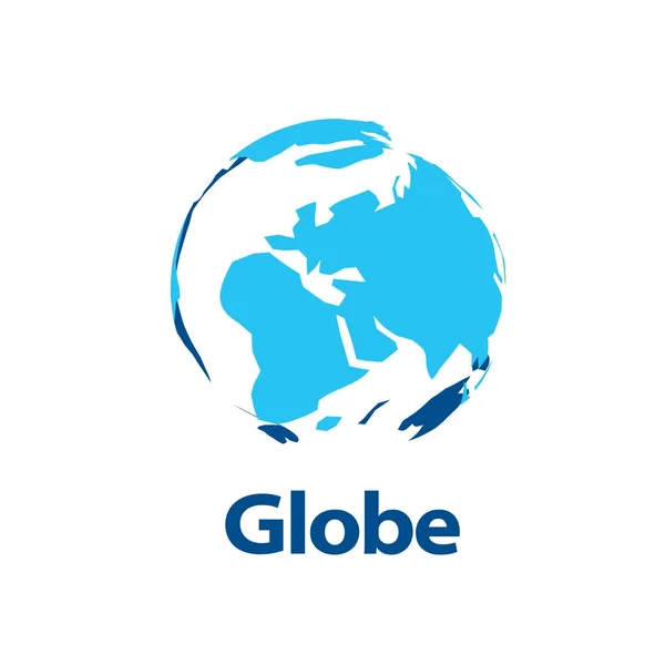 Vetor logotipo globo — Vetor de Stock