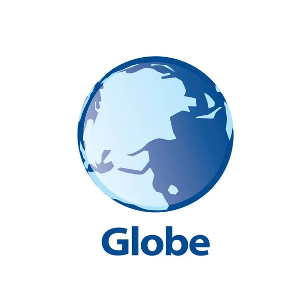 Vektor-Logo Globus — Stockvektor