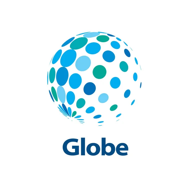 Vektor-Logo Globus — Stockvektor