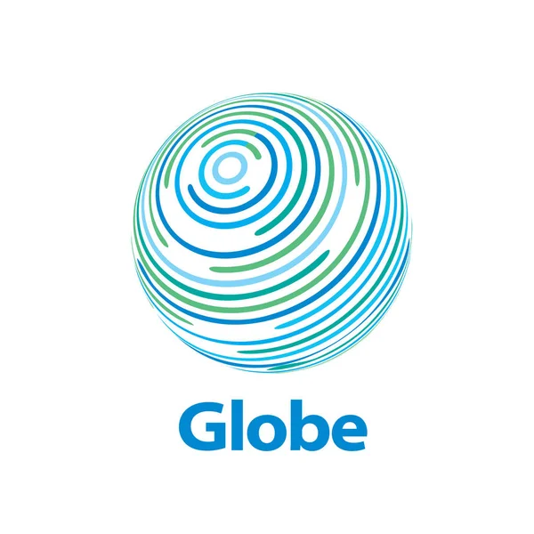 Vector logo globe — Stock Vector