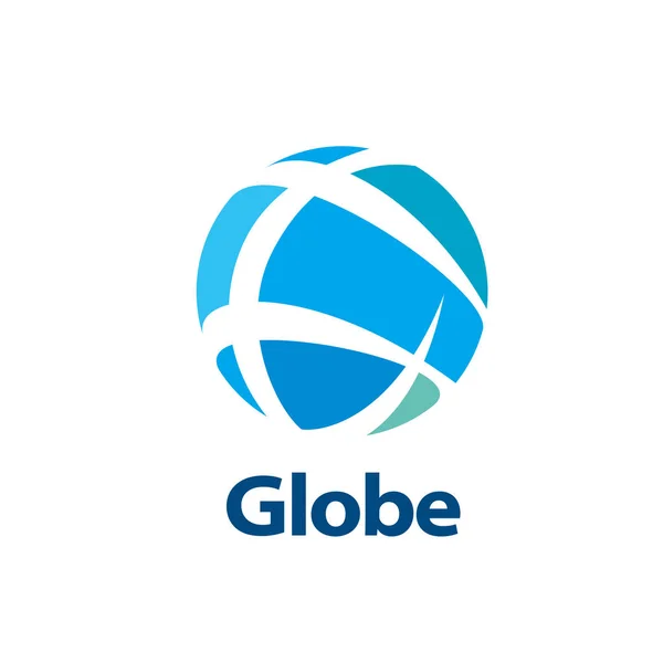 Template logo design globe — Stock Vector