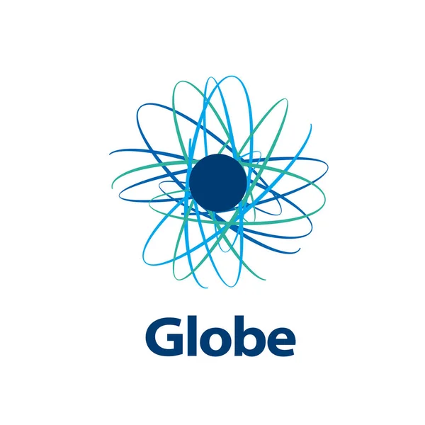 Modèle logo design globe — Image vectorielle