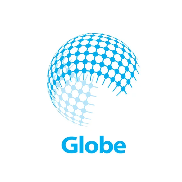 Logo vectoriel globe — Image vectorielle