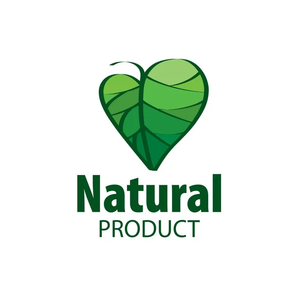 Logotipo do produto natural — Vetor de Stock