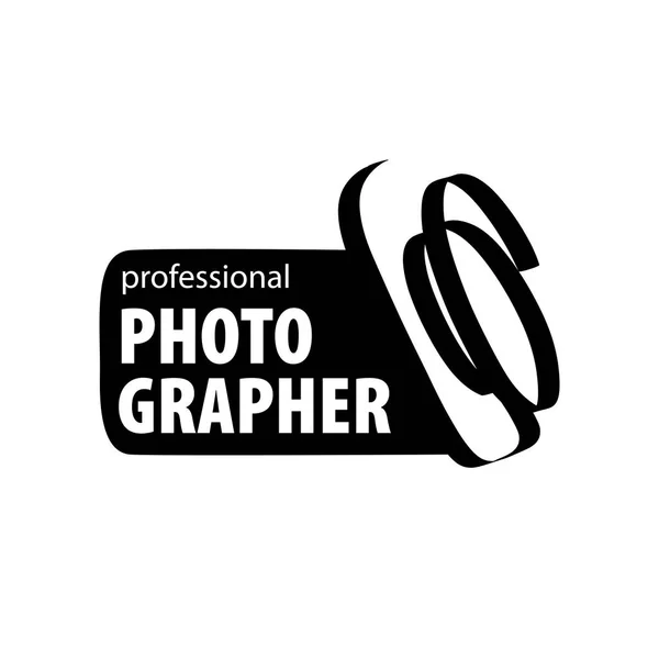 Fotoğrafçı için vektör logo — Stok Vektör