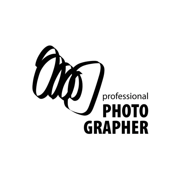 Векторный логотип для фотографа — стоковый вектор
