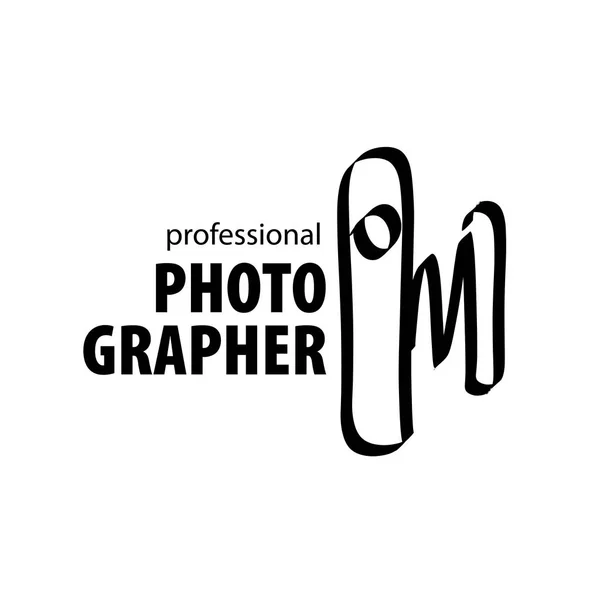 Logotipo do vetor para fotógrafo —  Vetores de Stock