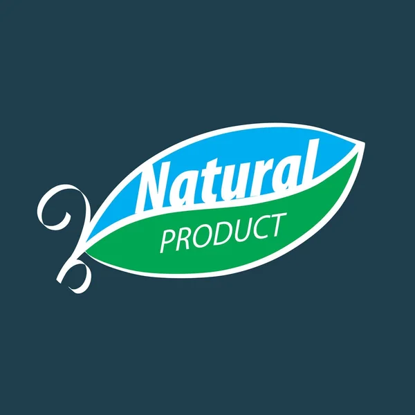 Logo del producto natural — Archivo Imágenes Vectoriales