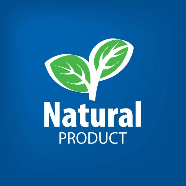 Natuurlijke product-logo — Stockvector