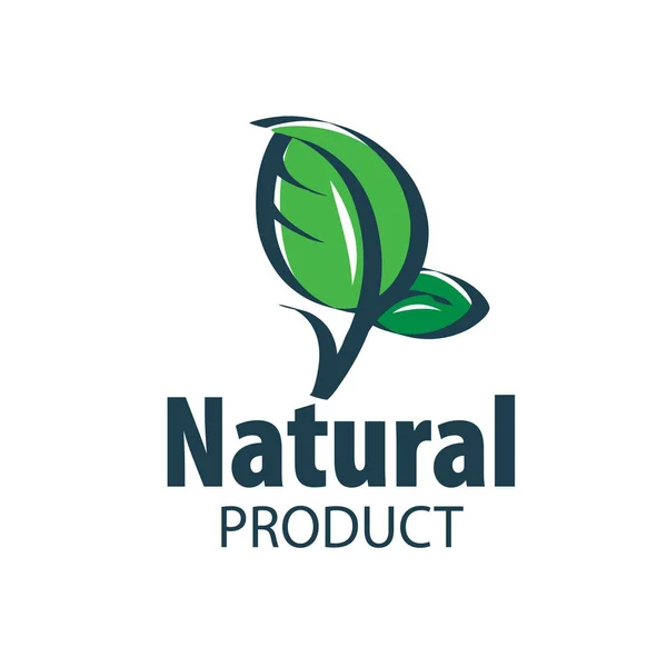 Naturprodukt-Logo — Stockvektor