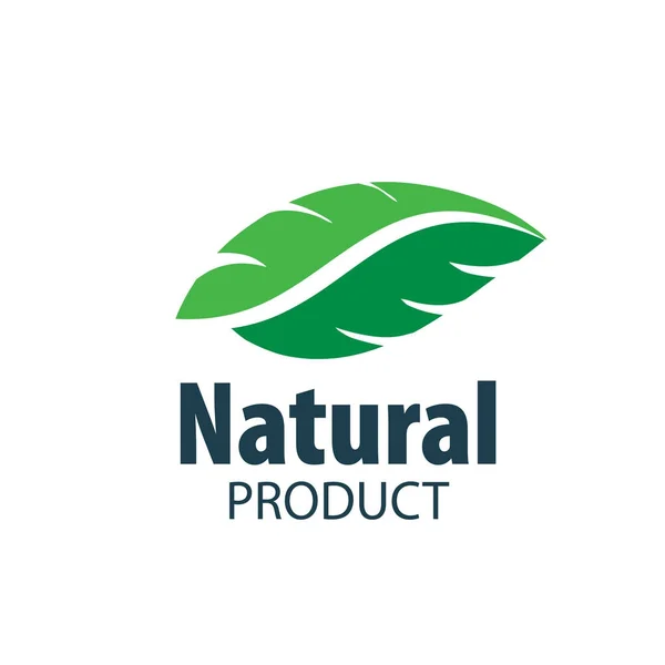 Naturprodukt-Logo — Stockvektor