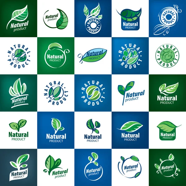 Logoen til naturproduktet – stockvektor