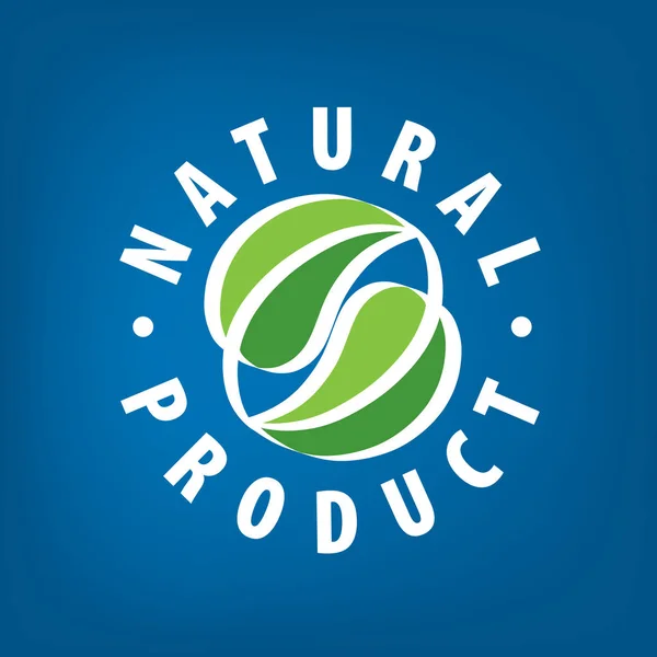 天然产品标志 — 图库矢量图片