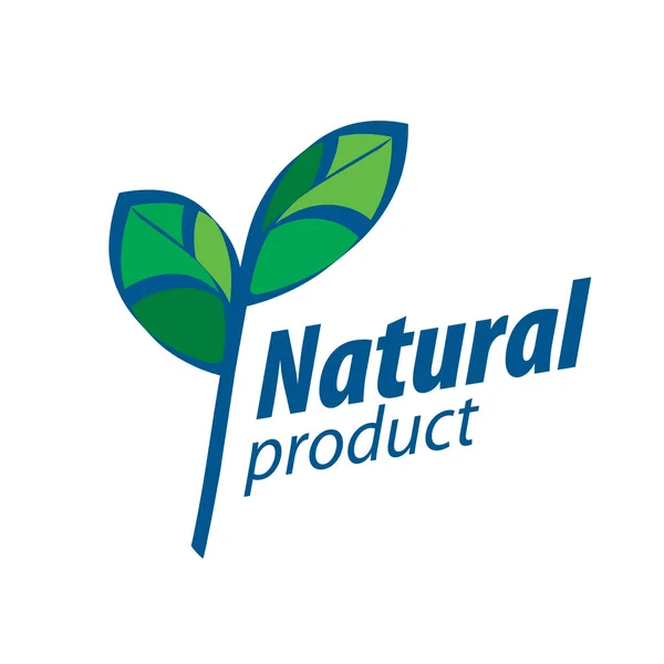 Naturprodukt-Logo — Stockvektor