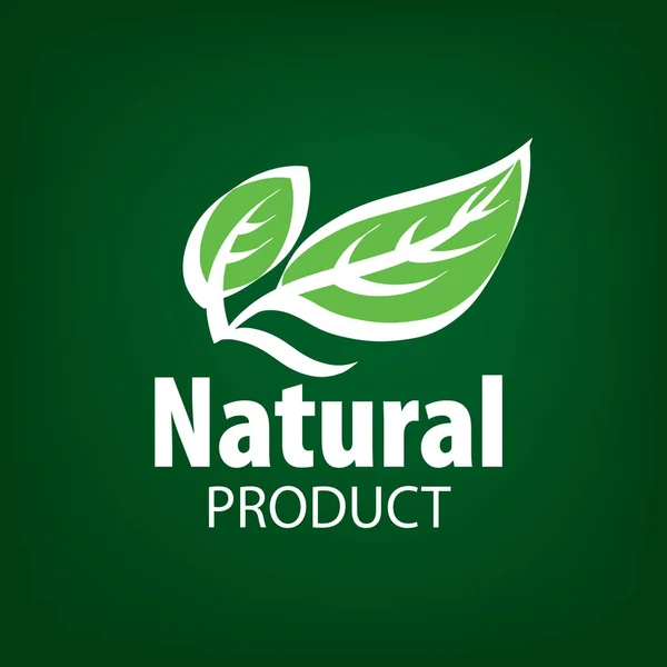 Naturprodukt-Logo — Stockvektor