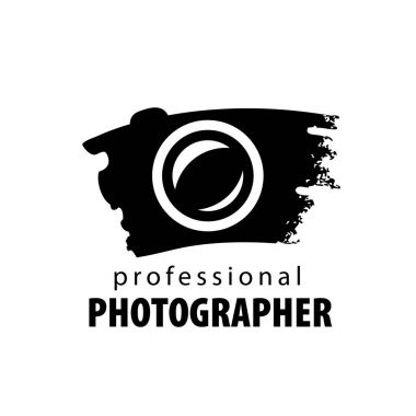 fotoğrafçı için vektör logo