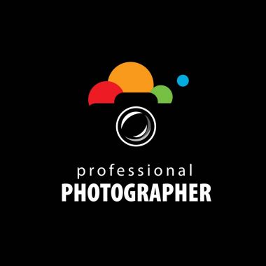 fotoğrafçı için vektör logo