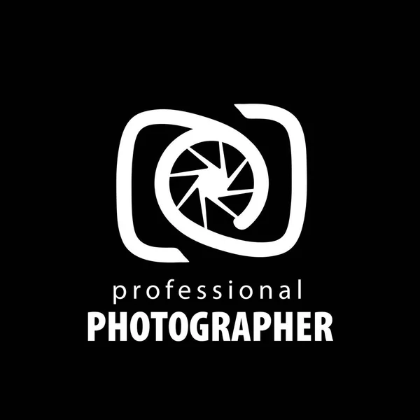 Vector logo voor fotograaf — Stockvector