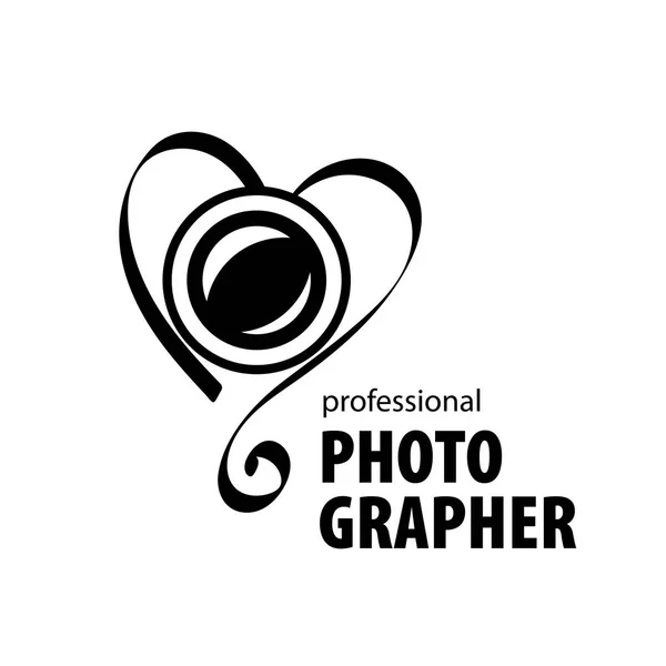 Vector logo for photographer — Stock Vector