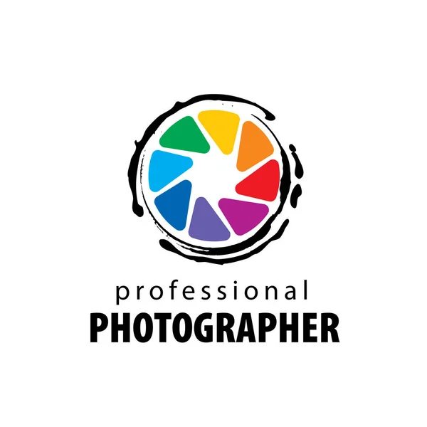 Vector logo for photographer — Stock Vector