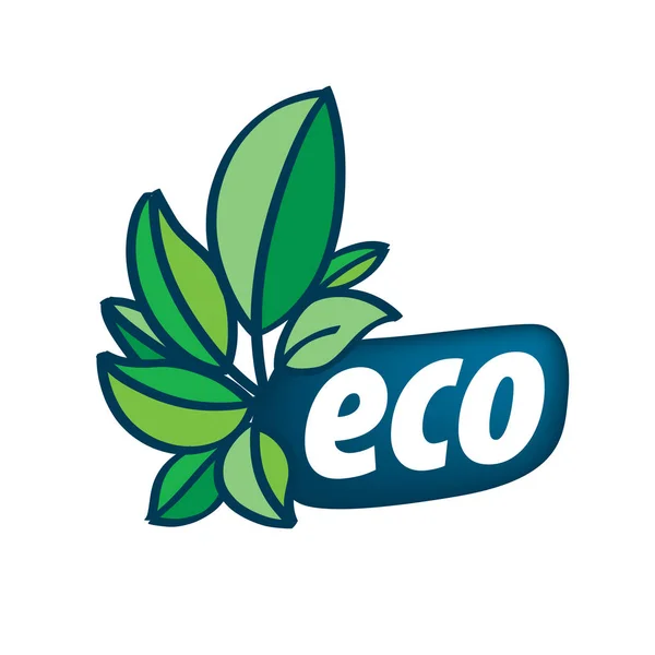 Logotipo vetor eco — Vetor de Stock