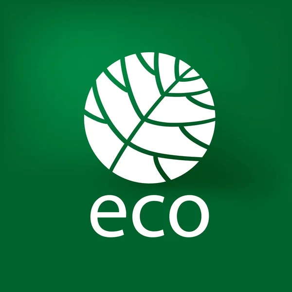 Logo vector eco — Stockvector