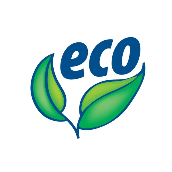 Logotipo vetor eco — Vetor de Stock