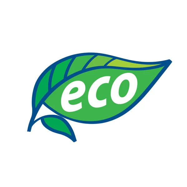 Logo vecteur eco — Image vectorielle