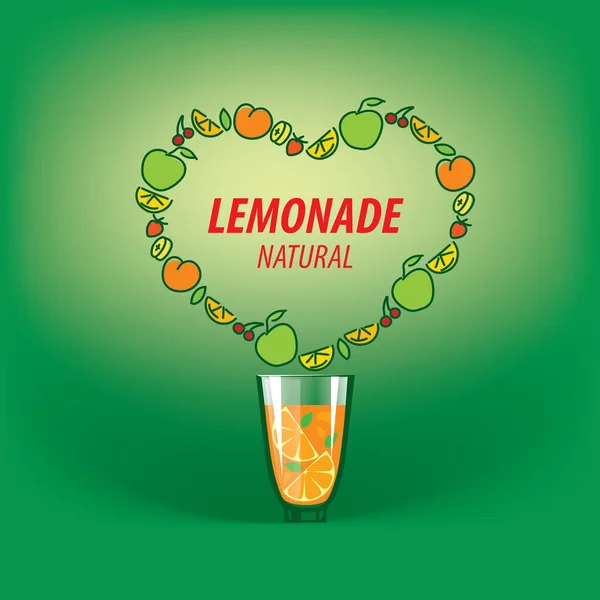 Logo pro limonádu — Stockový vektor