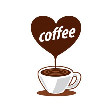 Kahve için vektör logo