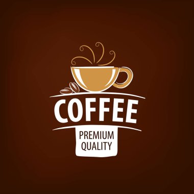 Kahve için vektör logo