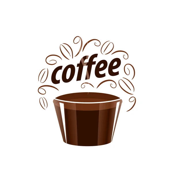 Vector logo voor koffie — Stockvector