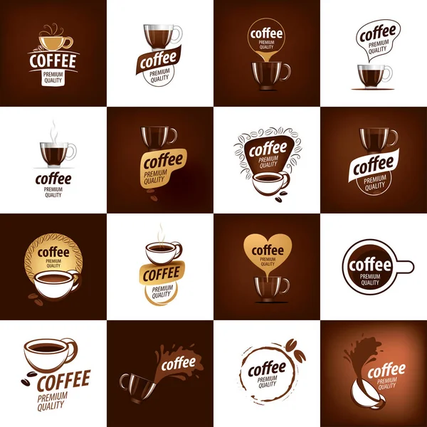 Vector logo for coffee — Stock Vector