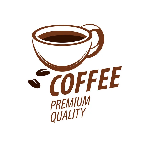 Logotipo vectorial para café — Vector de stock