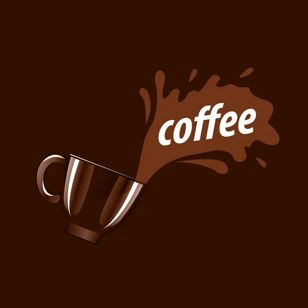 Векторний логотип для кави — стоковий вектор