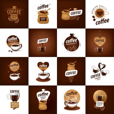 Kahve için vektör logo