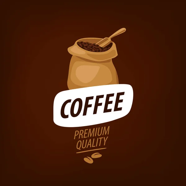 Logotipo vectorial para café — Vector de stock