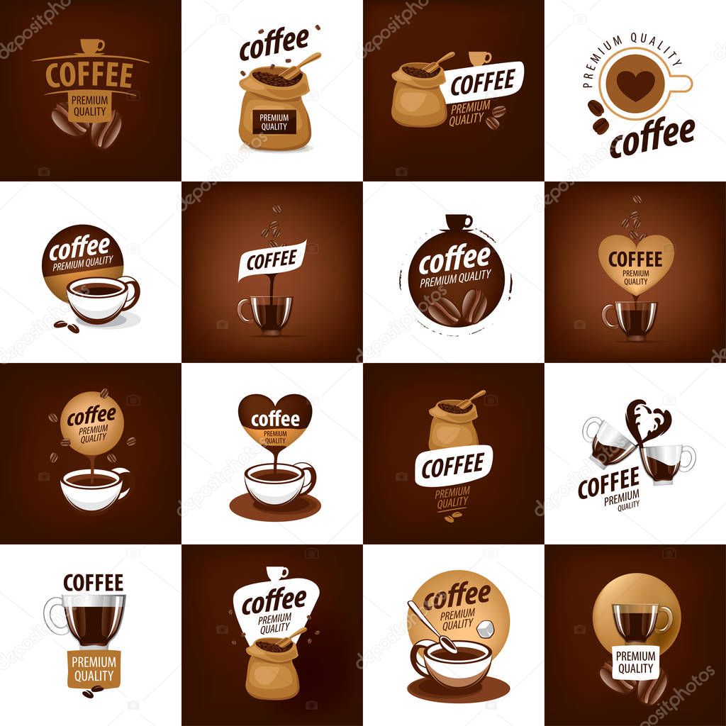 vector logo for coffee