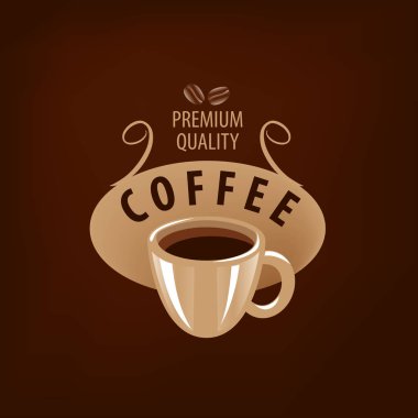 Kahve için vektör logo