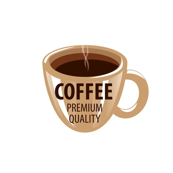 Logotipo vectorial para café — Vector de stock