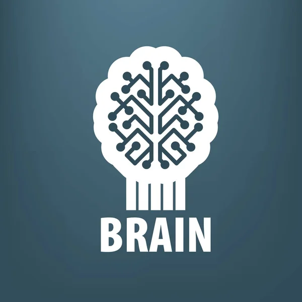 Logo wektor mózgu — Wektor stockowy