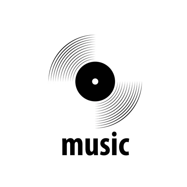 Vector logo muziek — Stockvector