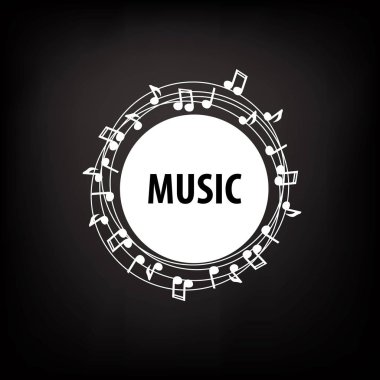 vektör logo müzik