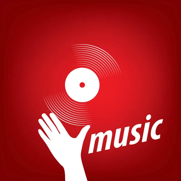 Vektör logo müzik — Stok Vektör